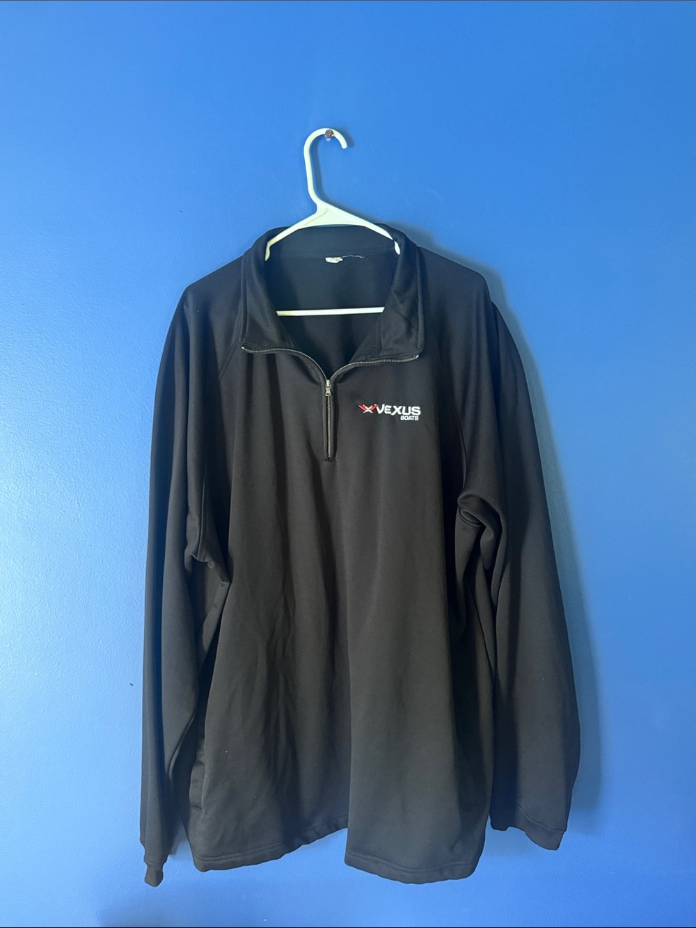 Performance Men's Black Quarter-Zip Pullover Jacket